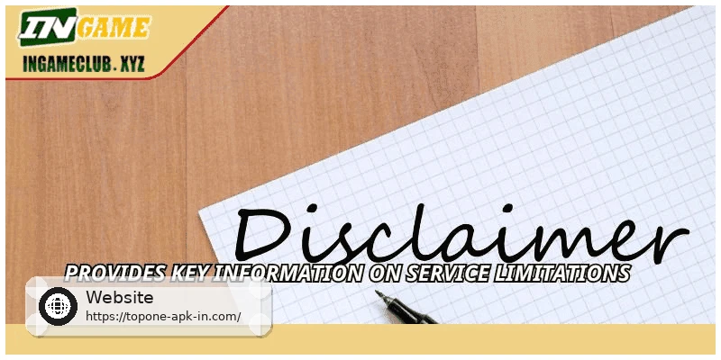 Provides key information on service limitations