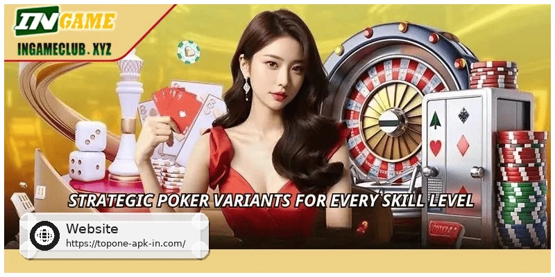 Strategic poker variants for every skill level
