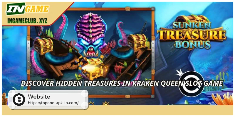 Discover hidden treasures in Kraken Queen slot game